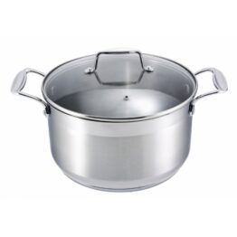 Indas "Primo" 22cm/4,6l su stikliniu dangčiu